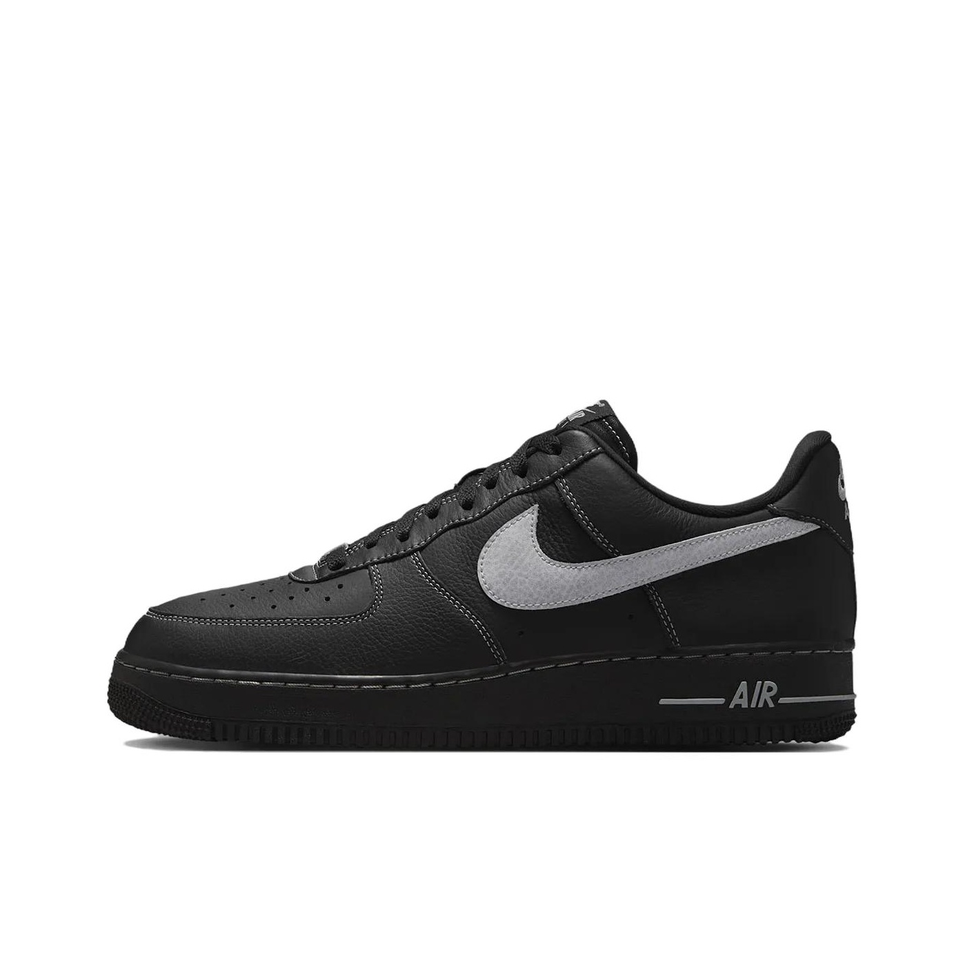 Nike Shoes Air Force 1 - ไนกี้ แอร์ ฟอร์ซ 1 โลว์ท็อปรองเท้าสเก็ตบอร์ดสีดำสำหรับทุกเพศ HQ2037-006