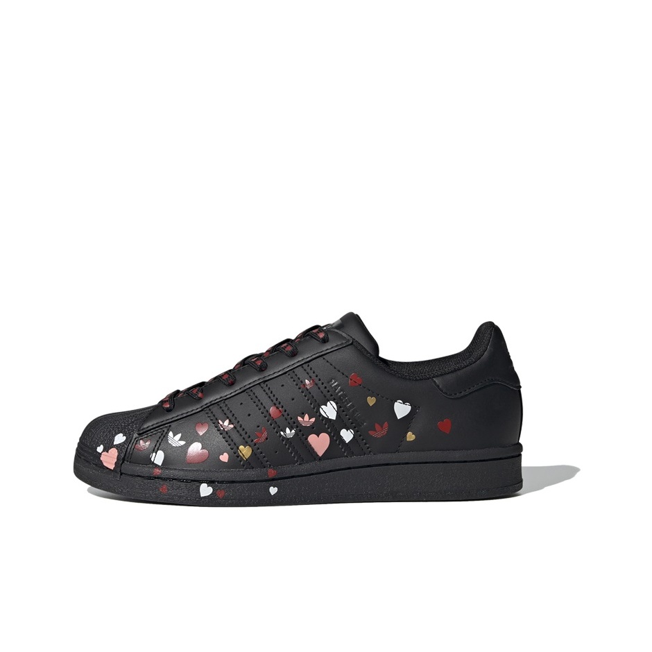 Adidas Shoes Superstar - Adidas Originals SUPERSTAR 2020 รองเท้าสเก็ตบอร์ดทรงเตี้ยสำหรับผู้หญิง สีดำ