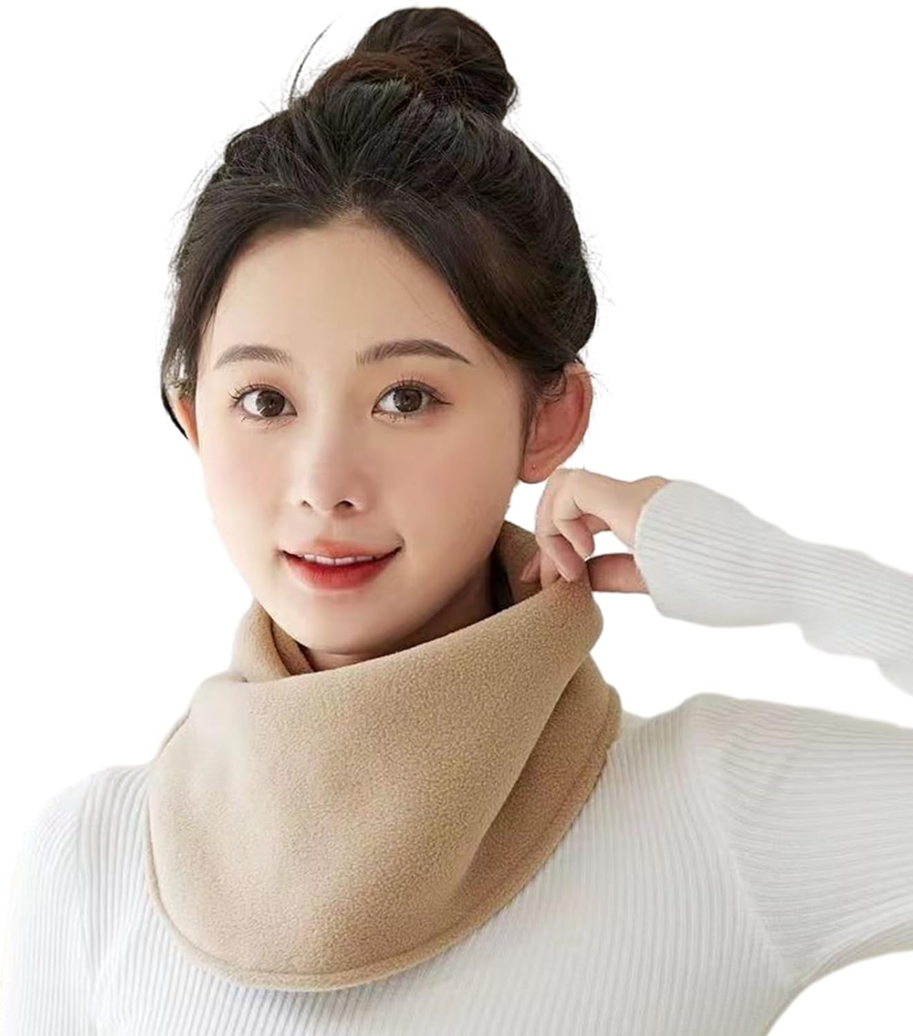 Neck Warmer Tube - ผ้าพันคอฤดูหนาว ผ้าฟลีซคลุมคอ ป้องกันความหนาว สำหรับตกปลา วิ่ง ออกกำลังกาย