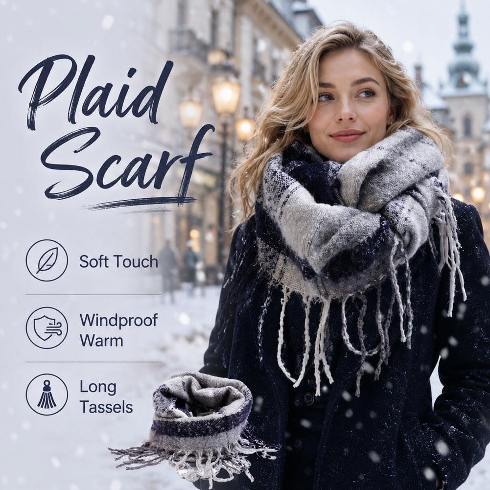 ผ้าพันคอหนานุ่มพร้อมพู่ห้อย ผ้ - Pashmina Wrap Large บทวิจารณ์และราคา