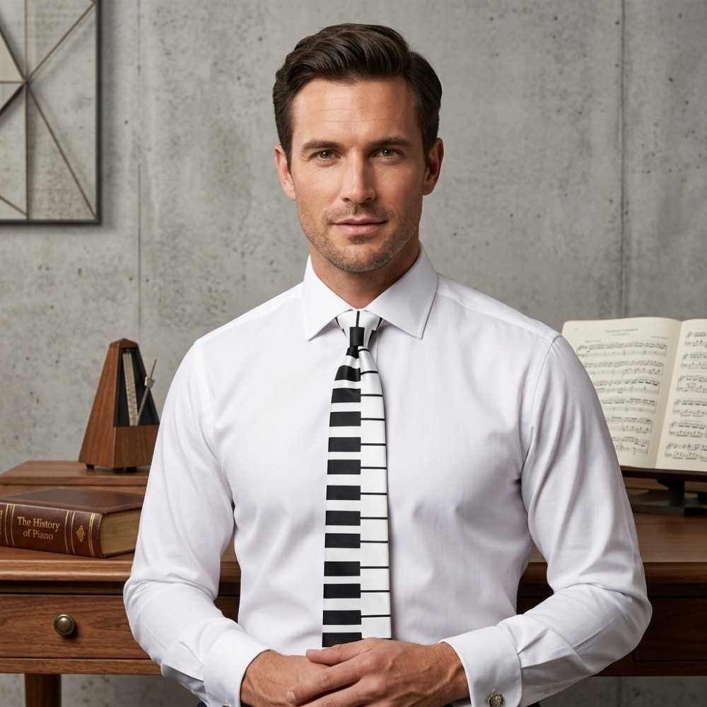 เนคไทสีดำเรียบง่าย ทรงเพรียวบา - Skinny Tie Men บทวิจารณ์และราคา