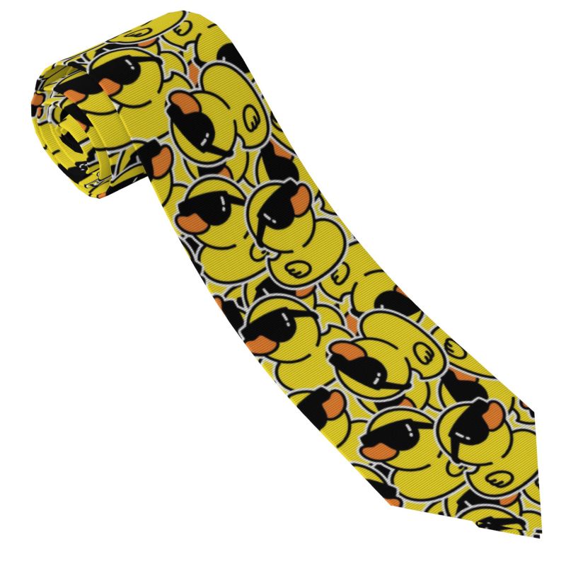 เนคไทลายเป็ดยางน่ารักสำหรับผู้ - Skinny Tie Men บทวิจารณ์และราคา