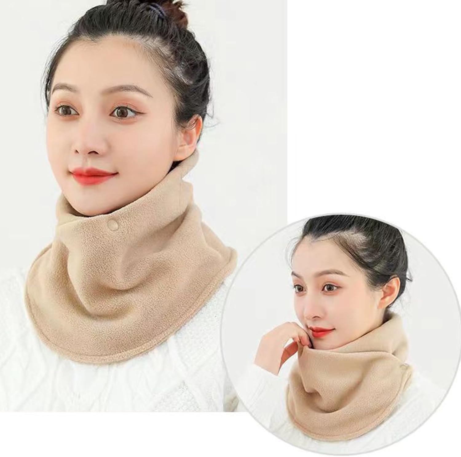 ผ้าพันคอฤดูหนาว ผ้าฟลีซคลุมคอ  - Neck Warmer Tube บทวิจารณ์และราคา