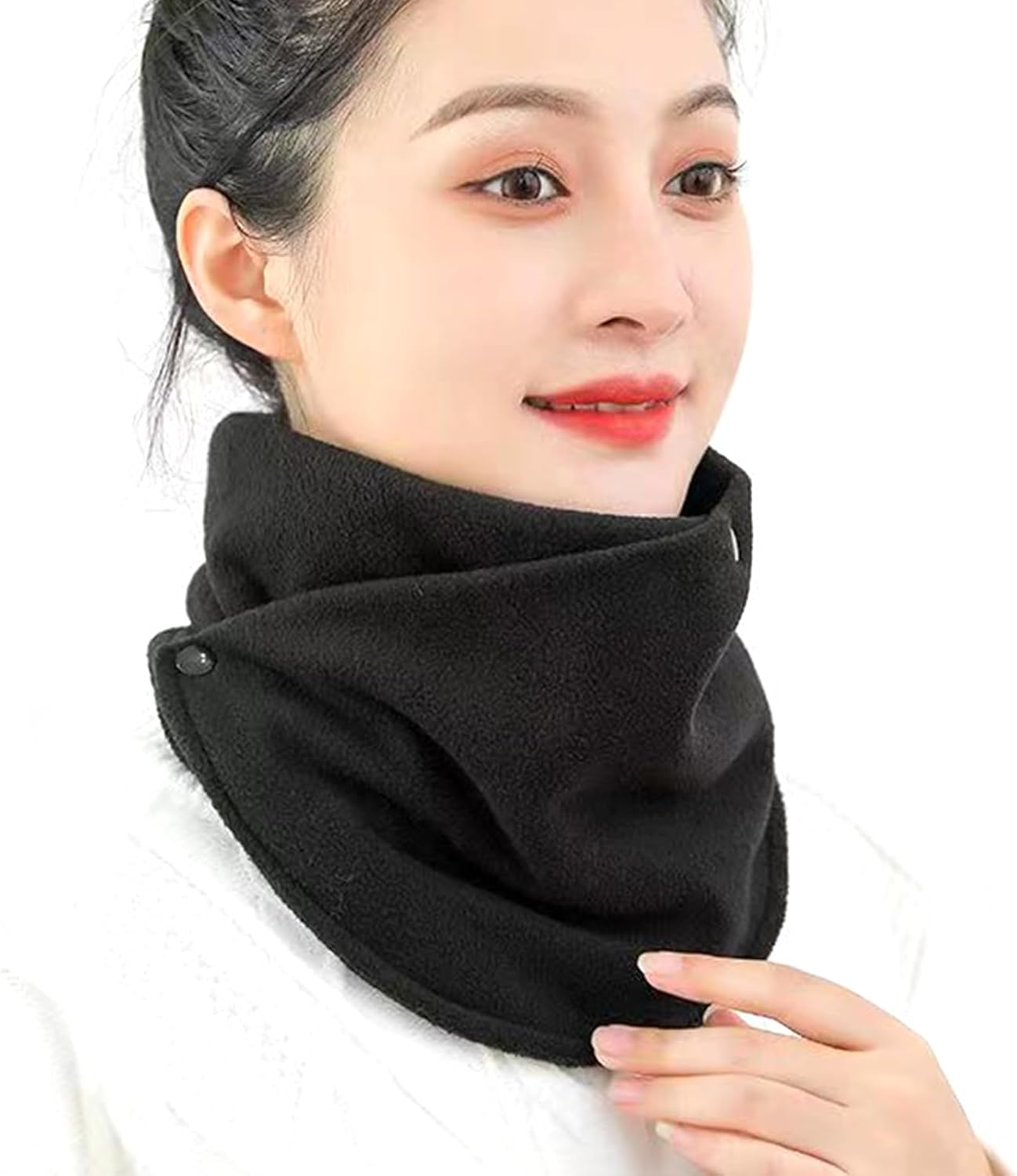 ผ้าพันคอฤดูหนาว ผ้าฟลีซคลุมคอ  - Neck Warmer Tube บทวิจารณ์และราคา