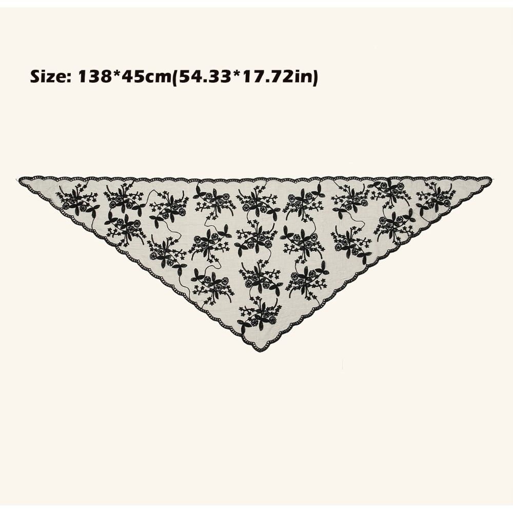 ผ้าพันคอผ้าลูกไม้ลายฉลุแบบใหม่ - Bandana Cotton บทวิจารณ์และราคา