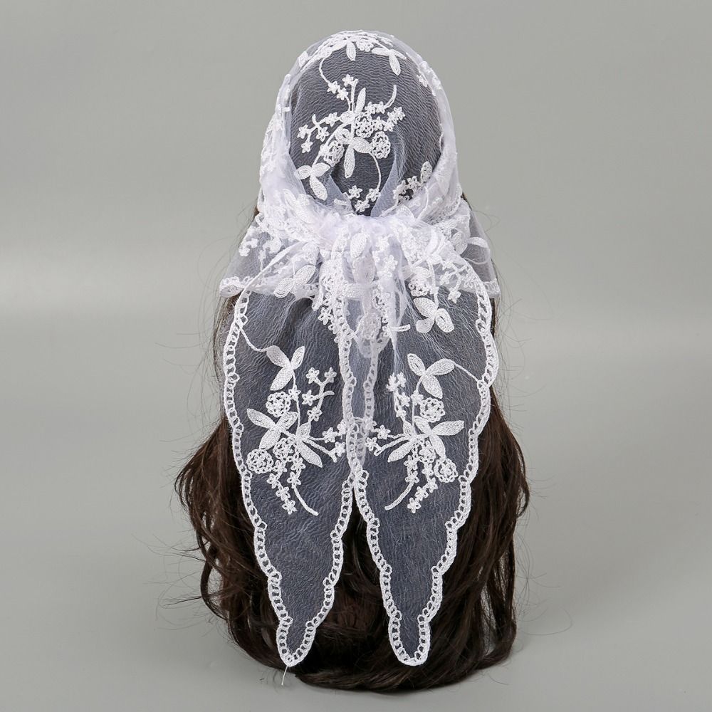 ผ้าพันคอผ้าลูกไม้ลายฉลุแบบใหม่ - Bandana Cotton บทวิจารณ์และราคา